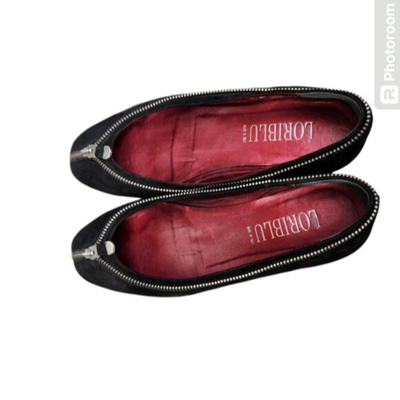 Loriblu ballet flats Slip-on Size 37 EU black suede - Picture 3 of 7